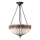 Endon 64175 - Ljuskrona med kedja Tiffany HUTCHINSON 3xE27/60W/230V Ø 40 cm