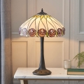 Endon 64177 - Bordslampa Tiffany HUTCHINSON 1xE27/60W/230V Ø 40 cm