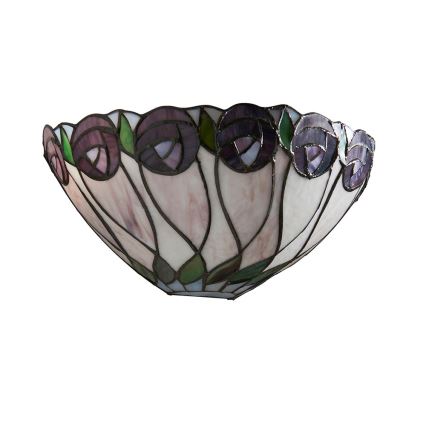 Endon 64178 - Vägglampa Tiffany HUTCHINSON 1xE14/40W/230V