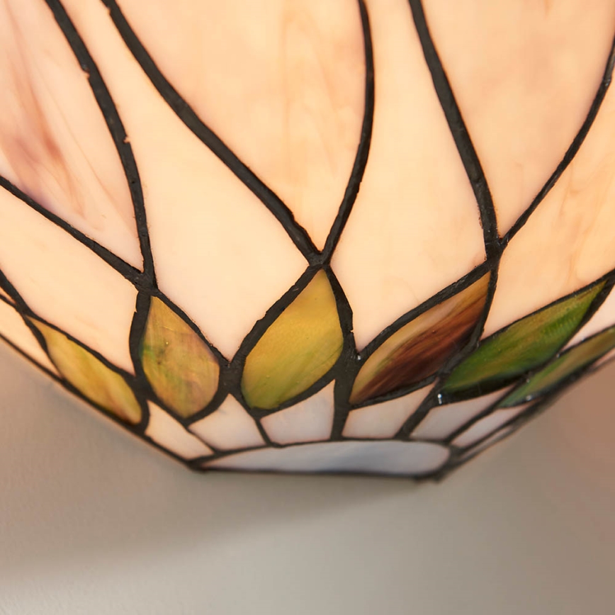 Endon 64178 - Vägglampa Tiffany HUTCHINSON 1xE14/40W/230V