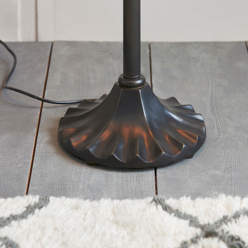 Endon 64192 - Golvlampa Tiffany JAMELIA 2xE27/60W/230V Ø 50 cm