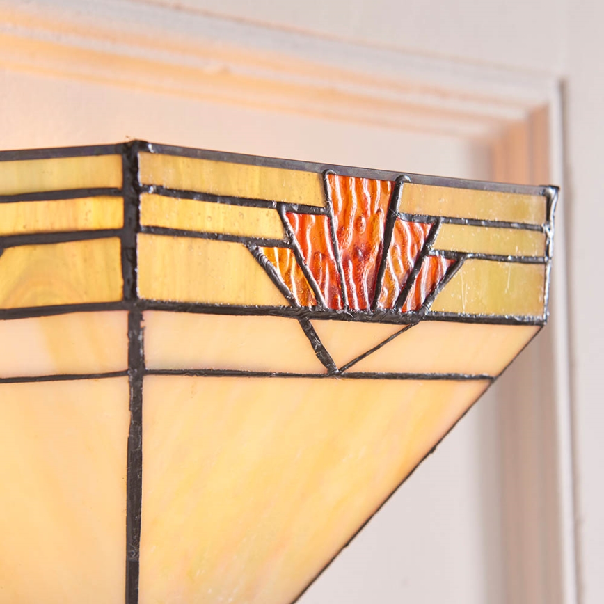 Endon 64288 - Vägglampa Tiffany NEVADA 1xE14/40W/230V