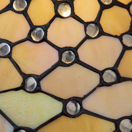 Endon 64301 - Bordslampa Tiffany PEARL 1xE27/60W/230V diam. 37 cm