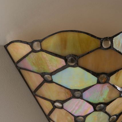 Endon 64302 - Vägglampa Tiffany PEARL 1xE14/40W/230V