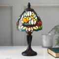 Endon 64331 - Bordslampa Tiffany SYLVETTE 1xE14/40W/230V Ø 15 cm