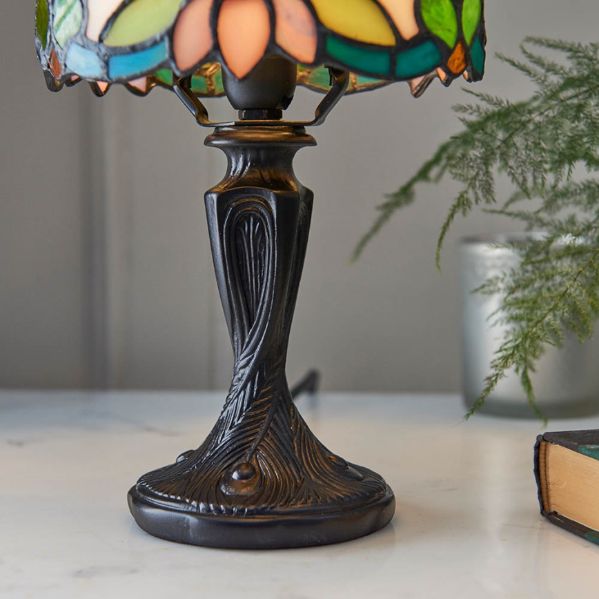 Endon 64331 - Bordslampa Tiffany SYLVETTE 1xE14/40W/230V Ø 15 cm