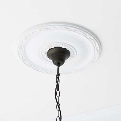 Endon 64385 - Taklampa med kedja Tiffany WILLOW 1xE27/60W/230V Ø 35 cm