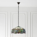 Endon 66148 - Tiffany-taklampa med kedja DRAGONFLY 3xE27/60W/230V Ø 50 cm