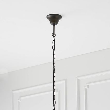 Endon 66148 - Tiffany-taklampa med kedja DRAGONFLY 3xE27/60W/230V Ø 50 cm