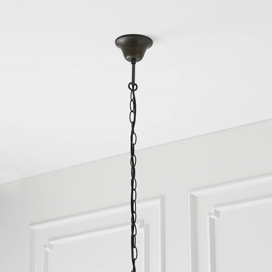 Endon 66148 - Tiffany-taklampa med kedja DRAGONFLY 3xE27/60W/230V Ø 50 cm