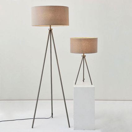 Endon 66986 - Bordslampa TRI 1xE27/40W/230V mässing/beige