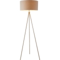 Endon 66987 - Golvlampa TRI 1xE27/60W/230V beige