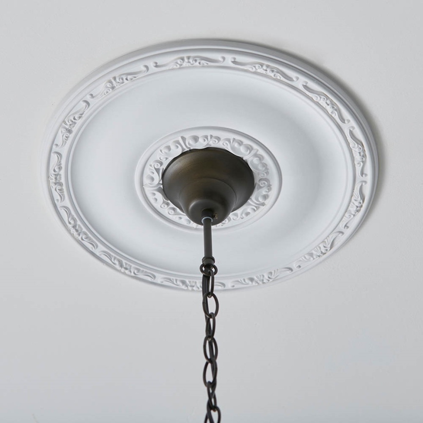 Endon 67045 - Taklampa med kedja Tiffany FARGO 1xE27/60W/230V Ø 40 cm