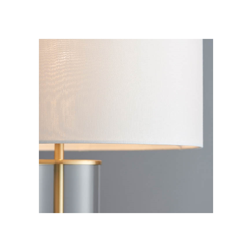 Endon 68802 - Dimmbar touchstyrd bordslampa LESSINA 1xE27/10W/230V guld/vit