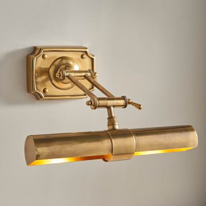 Endon 69832 - Tavelampa WINCHESTER 2xE14/6W/230V 35,5 cm mässing
