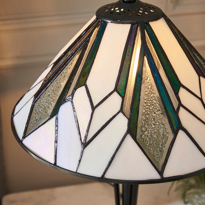 Endon 70365 - Bordslampa Tiffany ASTORIA 1xE14/40W/230V Ø 30 cm