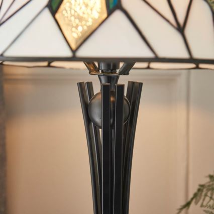 Endon 70365 - Bordslampa Tiffany ASTORIA 1xE14/40W/230V Ø 30 cm