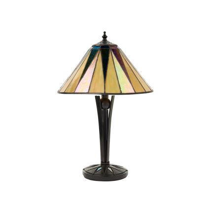 Endon 70367 - Bordslampa Tiffany DARK STAR 1xE14/40W/230V Ø 30 cm