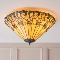 Endon 70706 - Taklampa Tiffany JAMELIA 2xE27/60W/230V Ø 50 cm