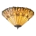 Endon 70706 - Taklampa Tiffany JAMELIA 2xE27/60W/230V Ø 50 cm