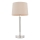 Endon 72175 - Bordslampa med USB-port SYON 1xE14/40W/230V blank krom/beige