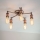 Endon 76336 - Spotarmatur HAL 5xE27/40W/230V matt krom/koppar