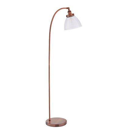 Endon 77862 - Golvlampa HANSEN 1xE27/40W/230V koppar