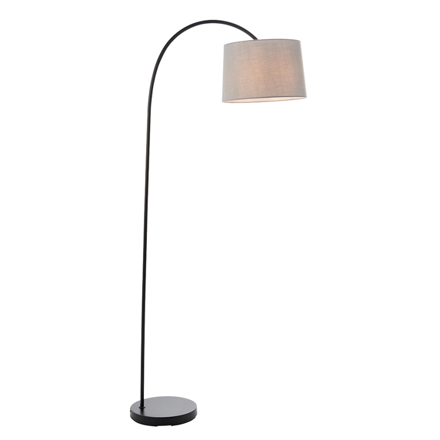 Endon 78163 - Golvlampa CARLSON 1xE27/60W/230V grå/svart