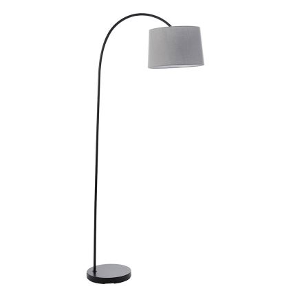 Endon 78163 - Golvlampa CARLSON 1xE27/60W/230V grå/svart