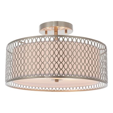 Endon 81966 - Ytmonterad ljuskrona CORDERO 3xE27/10W/230V matt krom