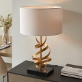 Endon 82071 - Bordslampa 1xE27/10W/230V vit/mässing/svart