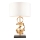 Endon 82071 - Bordslampa 1xE27/10W/230V vit/mässing/svart