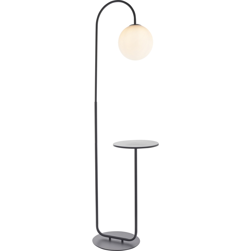 Endon 92424 - Golvlampa HALO 1xE14/7W/230V svart/vit