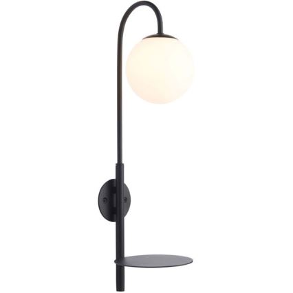 Endon 92726 - Vägglampa HALO 1xG9/3W/230V svart/vit