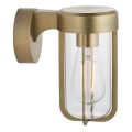 Endon 92855 - Badrumsvägglampa 1xE27/6W/230V IP44 mässing