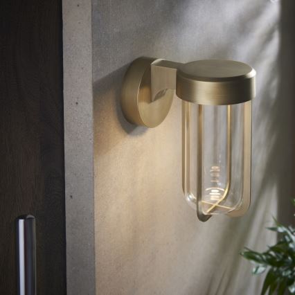 Endon 92856 - LED badrumsvägglampa LED/8W/230V IP44 2700K mässing