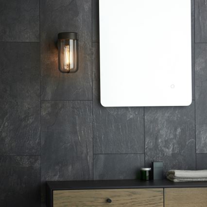 Endon 92857 - Vägglampa för badrum 1xE27/6W/230V IP44 brons/svart