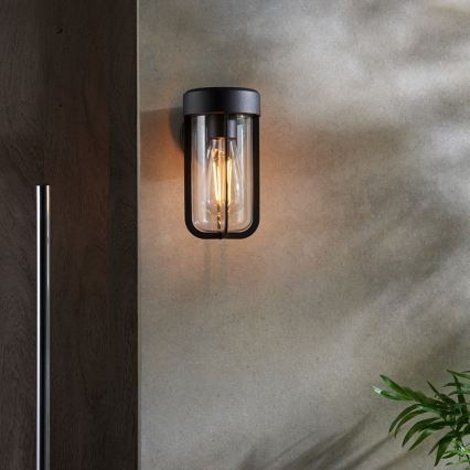 Endon 92859 - Badrumsvägglampa 1xE27/6W/230V IP44 svart