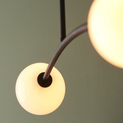 Endon 92940 - Pendellampa på stång BALANCE 4xG9/3W/230V svart/vit