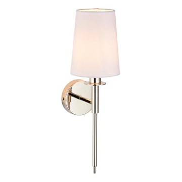 Endon 92949 - Vägglampa 1xE14/6W/230V vit/blank krom