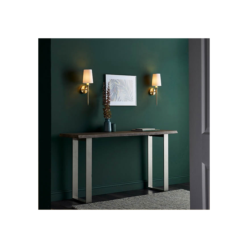 Endon 92955 - Vägglampa 1xE14/6W/230V vit/guld
