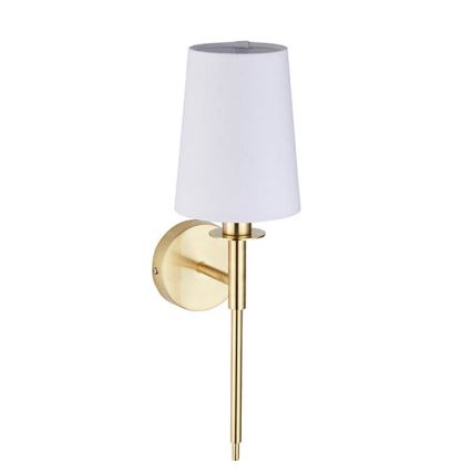 Endon 92955 - Vägglampa 1xE14/6W/230V vit/guld