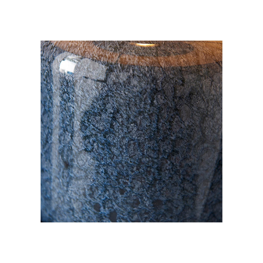 Endon 93067 - Bordslampa ZINNIA 1xE27/10W/230V blå/guld