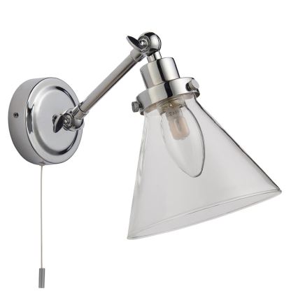 Endon 93853 - Badrum väggspotlight FARADAY 1xG9/3W/230V IP44 skinande krom