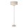 Endon 94359 - Golvlampa HIGHCLERE 3xE14/40W/230V beige/skinande krom diameter 47 cm