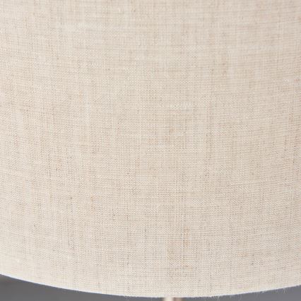 Endon 94369 - Bordslampa HIGHCLERE 3xE14/18W/230V beige/matt krom diameter 32 cm