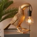Endon 95077 - Bordslampa TOCO TOUCAN 1xE27/10W/230V guld