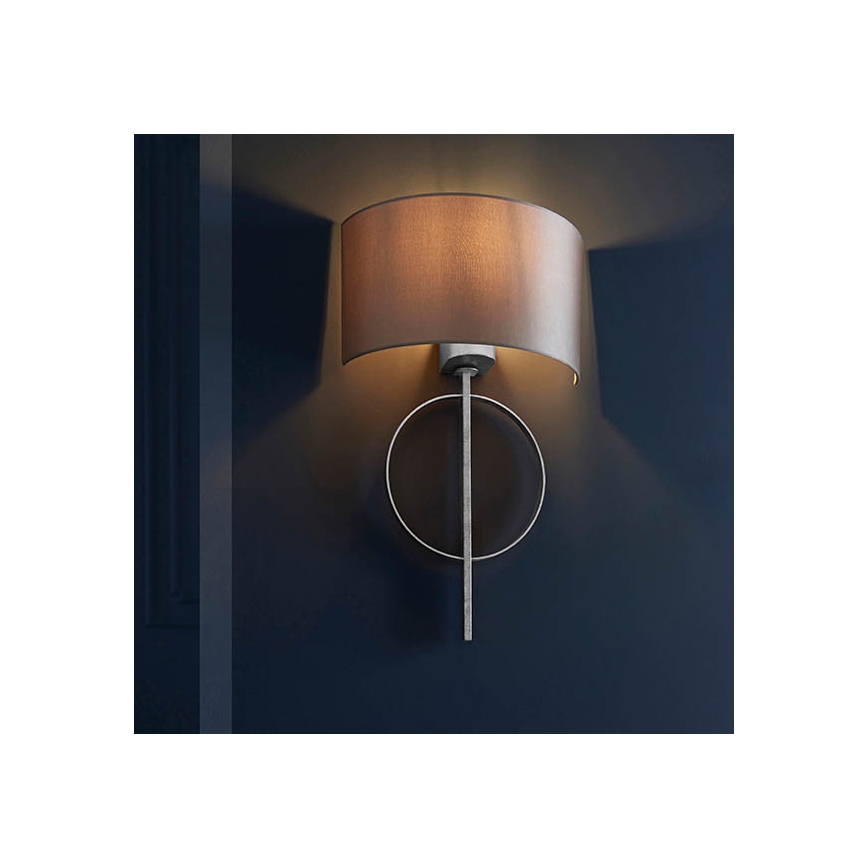 Endon 95214 - Vägglampa 1xE27/10W/230V grå