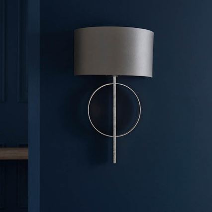 Endon 95214 - Vägglampa 1xE27/10W/230V grå