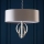 Endon 95215 - Taklampa med kedja 5xE27/10W/230V Ø 70 cm grå